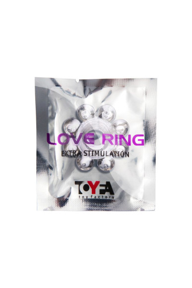 Прозрачное гелевое эрекционное кольцо-цветок Прозрачное гелевое эрекционное кольцо-цветок