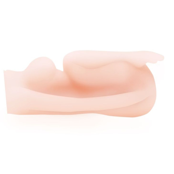 Телесный мастурбатор в виде миниатюрной девушки