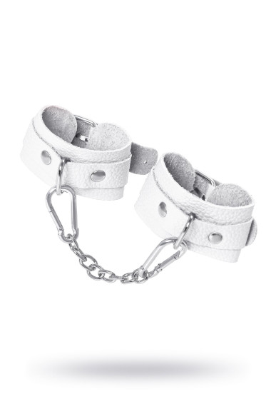 Белые узкие наручники-браслеты со скруглёнными углами Белые узкие наручники-браслеты со скруглёнными углами