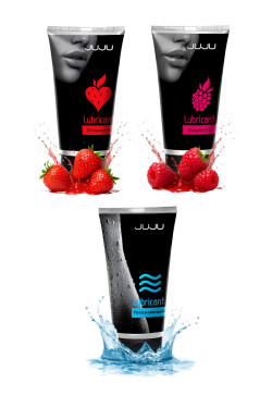 Набор из 3 лубрикантов JUJU (увлажняющий, клубника, малина) Набор из 3 лубрикантов JUJU (увлажняющий, клубника, малина)