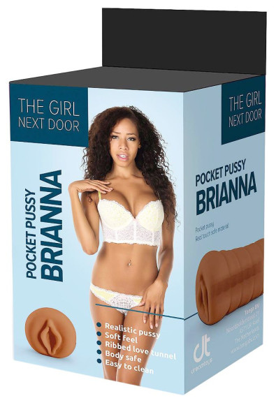 Коричневый мастурбатор-вагина Brianna Коричневый мастурбатор-вагина Brianna