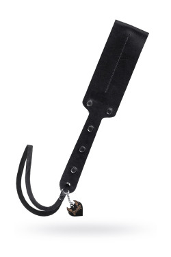 Черный кожаный пэддл - 32 см.