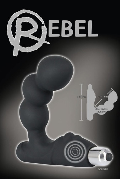 Стимулятор простаты с вибрацией Rebel Bead-shaped Prostate Stimulator Стимулятор простаты с вибрацией Rebel Bead-shaped Prostate Stimulator