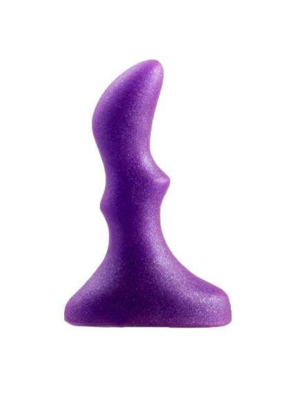 Фиолетовый анальный стимулятор Small ripple plug - 10 см. Фиолетовый анальный стимулятор Small ripple plug - 10 см.