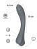 Темно-серый вибратор для G-точки Apus - 19 см. Темно-серый вибратор для G-точки Apus - 19 см.