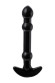 Элегантный чёрный анальный стимулятор с шариками на стволе - 19 см. Элегантный чёрный анальный стимулятор с шариками на стволе - 19 см.