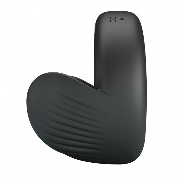 Черное эрекционное виброкольцо Quentin Черное эрекционное виброкольцо Quentin