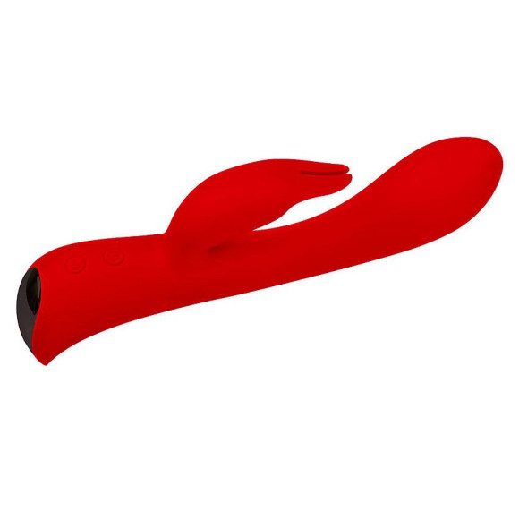 Красный вибромассажер-кролик 5 Silicone Bunny Love - 19,1 см. Красный вибромассажер-кролик 5 Silicone Bunny Love - 19,1 см.