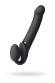 Черный безремневой вибрострапон Vibrating Bendable Strap-On - size L Черный безремневой вибрострапон Vibrating Bendable Strap-On - size L