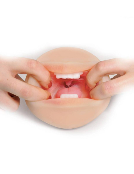 Телесный мастурбатор-ротик Deep Throat Cocksucker Телесный мастурбатор-ротик Deep Throat Cocksucker