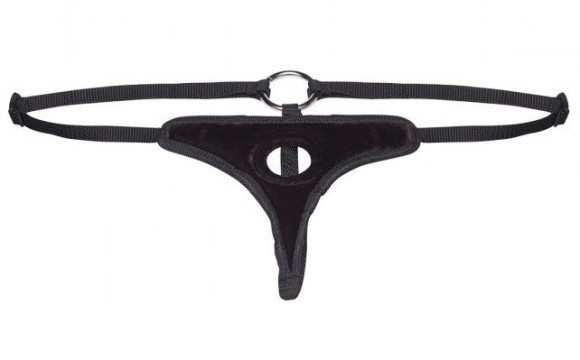 Трусики-стринги с отверстием для фиксации насадки Трусики-стринги с отверстием для фиксации насадки