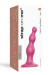 Розовая насадка Strap-On-Me Dildo Plug Beads size S Розовая насадка Strap-On-Me Dildo Plug Beads size S