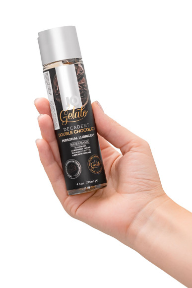 Лубрикант с ароматом шоколада JO GELATO DECADENT DOUBLE CHOCOLATE - 120 мл. Лубрикант с ароматом шоколада JO GELATO DECADENT DOUBLE CHOCOLATE - 120 мл.