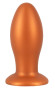 Оранжевая анальная пробка с присоской - 21 см. Оранжевая анальная пробка с присоской - 21 см.