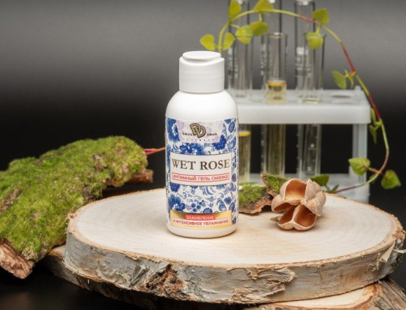 Интимный гель-смазка WET ROSE - 100 мл. Интимный гель-смазка WET ROSE - 100 мл.