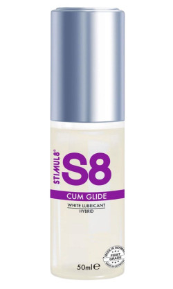Гибридный лубрикант S8 Hybrid Cum Glide с консистенцией спермы - 50 мл. Гибридный лубрикант S8 Hybrid Cum Glide с консистенцией спермы - 50 мл.