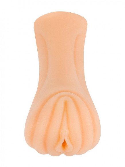 Эластичный мастурбатор в виде вагины телесного цвета