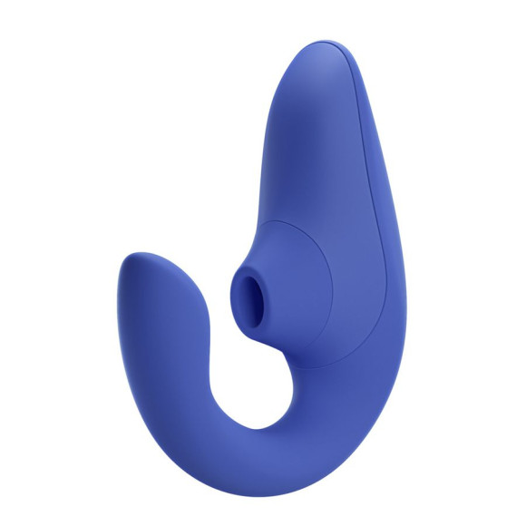 Голубой вибромассажер для двойной стимуляции Womanizer Blend Голубой вибромассажер для двойной стимуляции Womanizer Blend