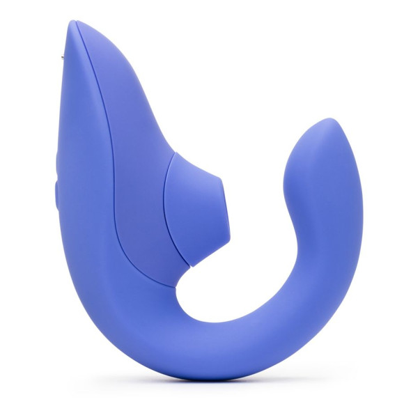 Голубой вибромассажер для двойной стимуляции Womanizer Blend Голубой вибромассажер для двойной стимуляции Womanizer Blend