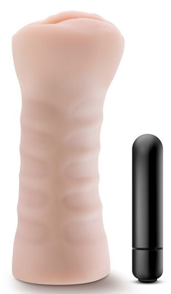 Телесный мастурбатор-вагина с вибропулей Ashley Телесный мастурбатор-вагина с вибропулей Ashley