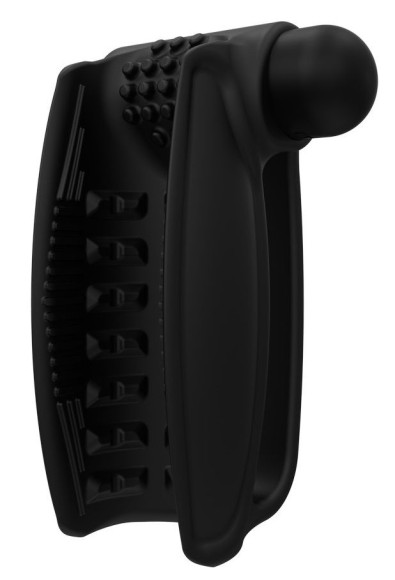 Черный вибромастурбатор Hand Vibe Черный вибромастурбатор Hand Vibe