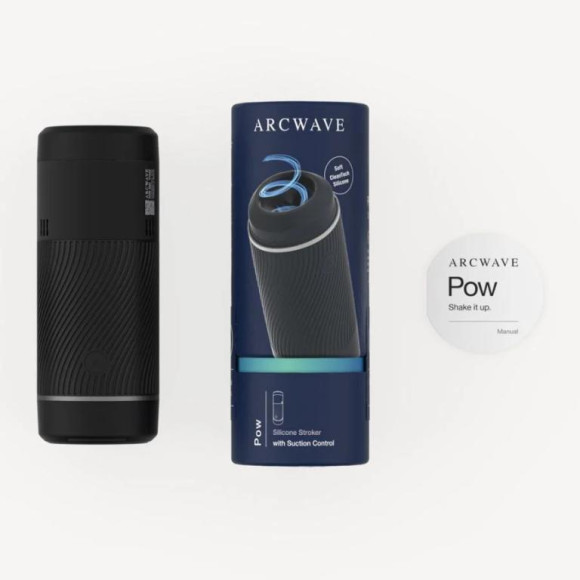 Черный мастурбатор с контролем всасывания Arcwave Pow Stroker Черный мастурбатор с контролем всасывания Arcwave Pow Stroker