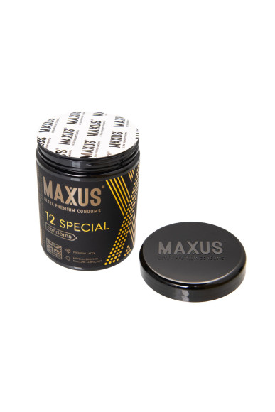 Презервативы с точками и рёбрами MAXUS Special - 12 шт. Презервативы с точками и рёбрами MAXUS Special - 12 шт.