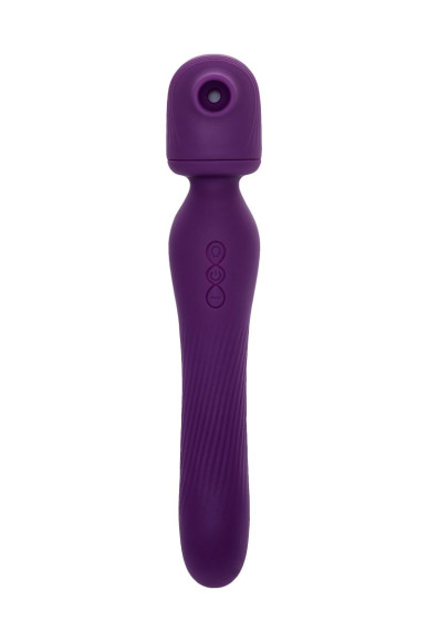 Фиолетовый универсальный стимулятор Kisom - 24 см. Фиолетовый универсальный стимулятор Kisom - 24 см.
