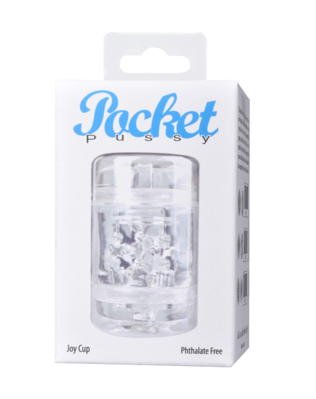 Прозрачный двусторонний мастурбатор Joy Cup - анус и рот Прозрачный двусторонний мастурбатор Joy Cup - анус и рот