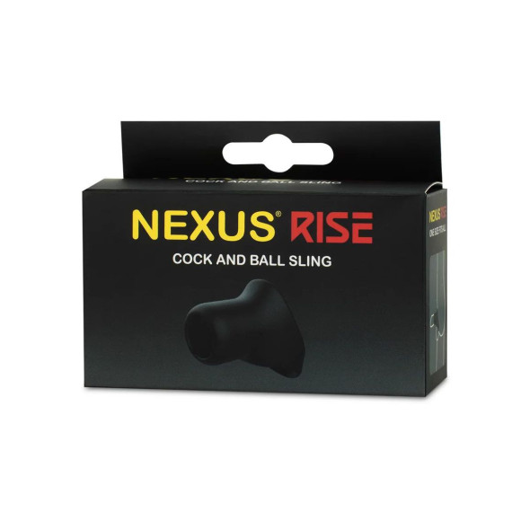 Черное эрекционное кольцо-слинг Nexus Rise Черное эрекционное кольцо-слинг Nexus Rise