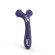 Темно-синий двусторонний вибромассажёр Fireball Темно-синий двусторонний вибромассажёр Fireball