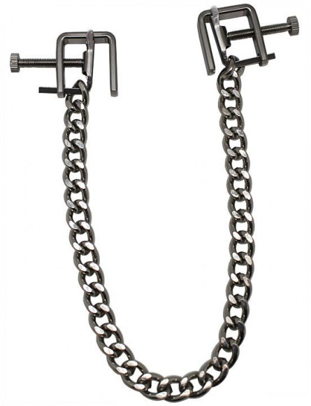 Серебристые винтовые зажимы для груди Серебристые винтовые зажимы для груди