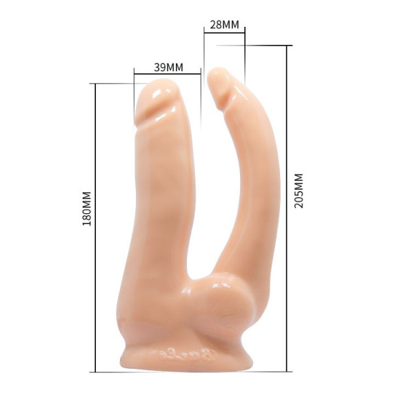 Страпон с двумя фаллосами и вибрацией Страпон с двумя фаллосами и вибрацией