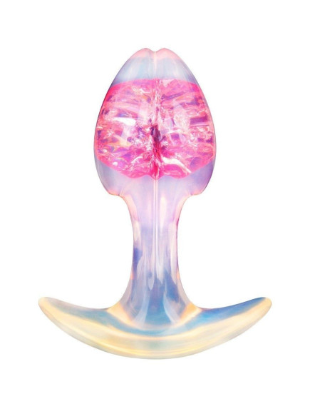 Розоватая анальная пробка - 8,2 см. Розоватая анальная пробка - 8,2 см.