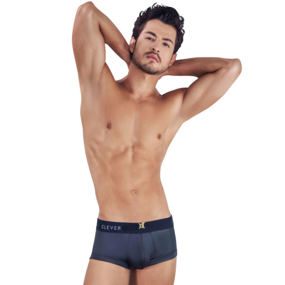 Черные мужские трусы-хипсы с декоративным пояском Misty Trunks Черные мужские трусы-хипсы с декоративным пояском Misty Trunks