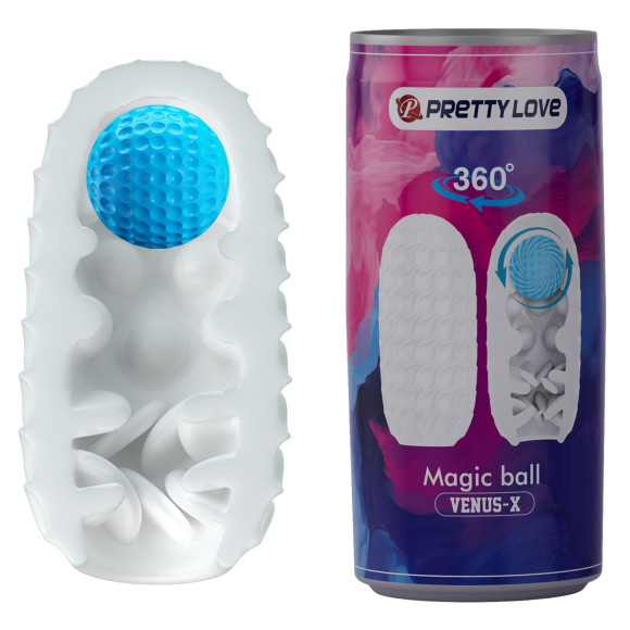 Мастурбатор с шариком внутри Magic ball Мастурбатор с шариком внутри Magic ball