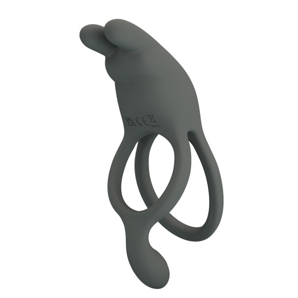 Серое эрекционное виброкольцо Dwayne Серое эрекционное виброкольцо Dwayne