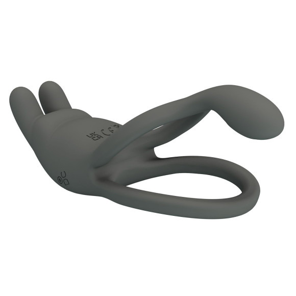 Серое эрекционное виброкольцо Dwayne Серое эрекционное виброкольцо Dwayne