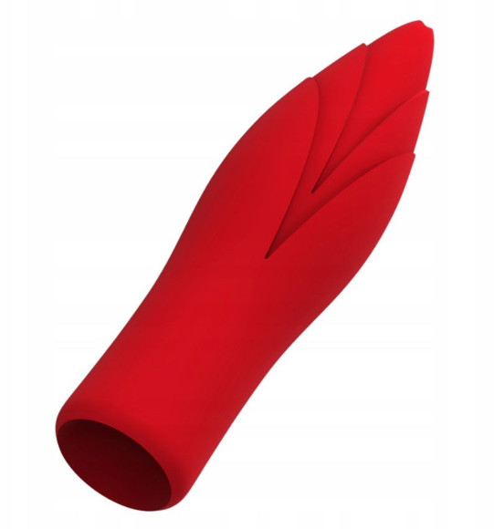 Красный клиторальный стимулятор SIRONA - 10 см. Красный клиторальный стимулятор SIRONA - 10 см.