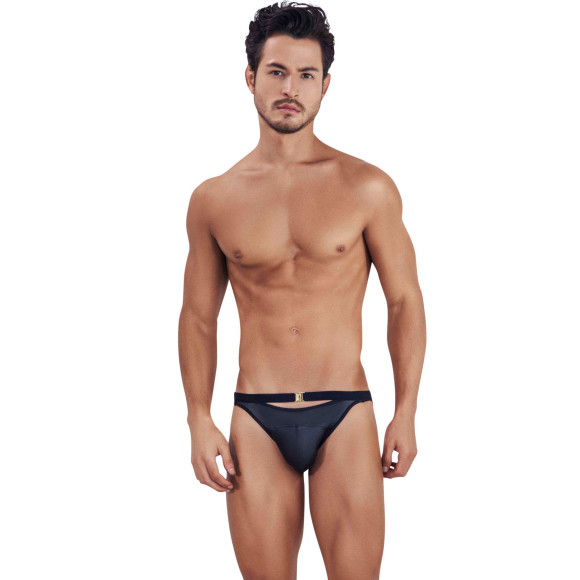 Черные мужские трусы-брифы с декоративным пояском Misty Brief Черные мужские трусы-брифы с декоративным пояском Misty Brief