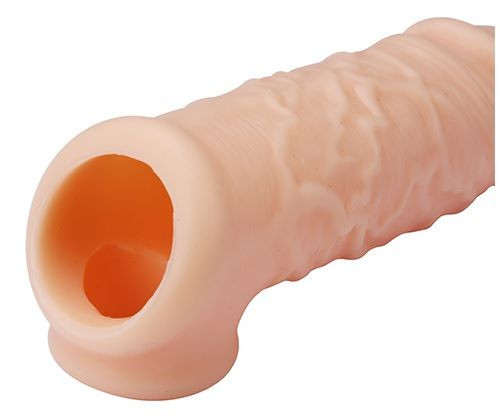 Телесная насадка EXTENDER WITH BALL STRAP 5.5 - 14 см. Телесная насадка EXTENDER WITH BALL STRAP 5.5 - 14 см.