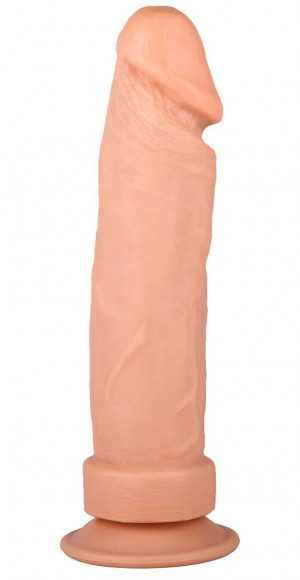 Фаллоимитатор без мошонки на присоске - 20,5 см. Фаллоимитатор без мошонки на присоске - 20,5 см.