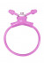 Розовое утягивающее лассо Adjustable Cockring