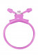 Розовое утягивающее лассо Adjustable Cockring