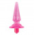 Розовая анальная пробка с вибрацией B YOURS BASIC VIBRA PLUG - 11,4 см.