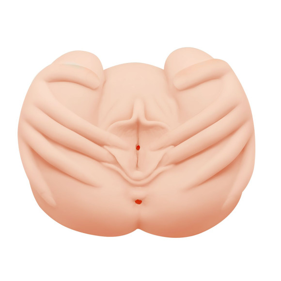 Вагина с руками поверх и вибрацией