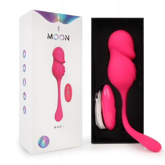 Розовое фигурное виброяйцо с пультом ДУ Розовое фигурное виброяйцо с пультом ДУ