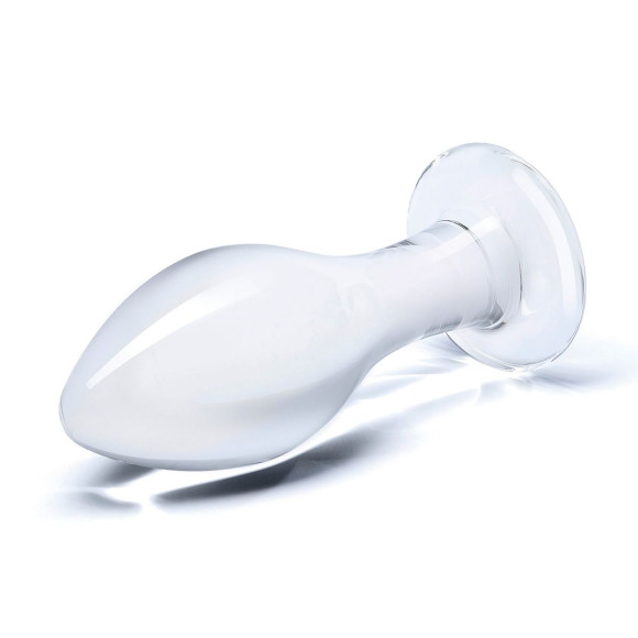 Прозрачная округлая анальная пробка Classic Glass Butt Plug - 10 см. Прозрачная округлая анальная пробка Classic Glass Butt Plug - 10 см.