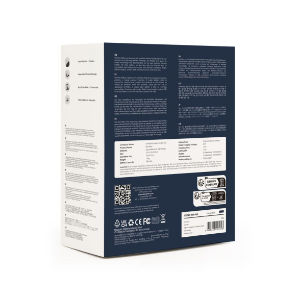 Темно-синий вибромассажер простаты с пульсацией Iker Neo Темно-синий вибромассажер простаты с пульсацией Iker Neo