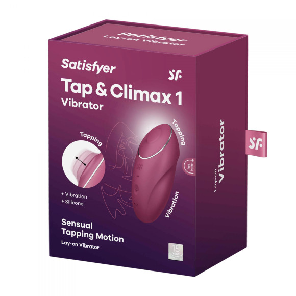Малиновый вибростимулятор Tap & Climax 1 Малиновый вибростимулятор Tap & Climax 1